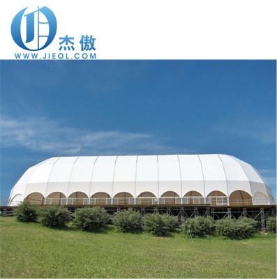 China Extruded Outdoor High Quality Large Aluminum Alloy Dome Shape Racing Event Tent for sale