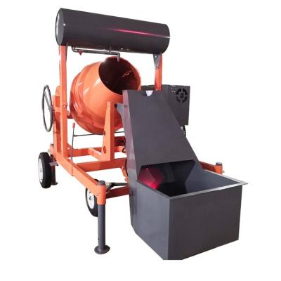 China Brand new hormigonera brand quality JQ 450L mobile concrete cement mixer automatic concrete mixer machine price for construction industry NEW for home construction use for sale