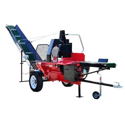 China Farms Log Hydraulic Wood Splitter Chipper Processor Firewood Processor With Saw And Splitting for sale