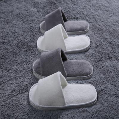 China Wholesale High Quality Non-slip Customized Logo Hotel Slippers for sale