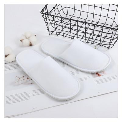 China Non woven disposable plush top sale pplush factory direct supply custom design disposable slipper for sale