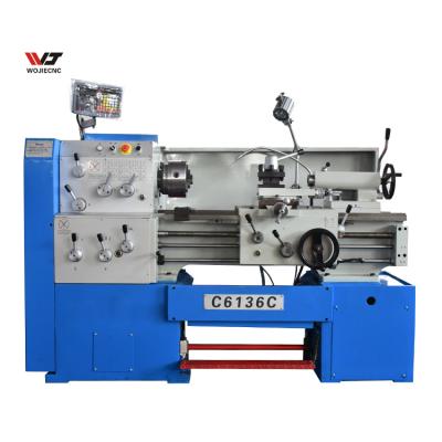 China Mini hobby lathe machine C6136 horizontal lathe machine price zu verkaufen