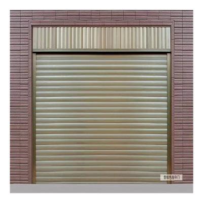 China Popular Heat Insulation Color Customized Aluminum Windproof Rolling Shutter Doors for sale