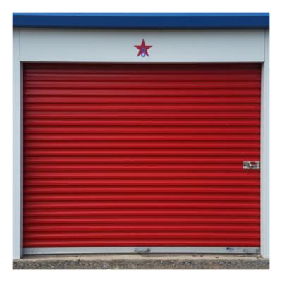 China Mini Self Storage Steel Manual Waterproof Rolling Shutter Casts Doors for sale