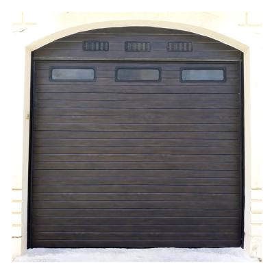 China Thermal Open Sectional Garage Door Safely Insulated With Steel Sheet for sale