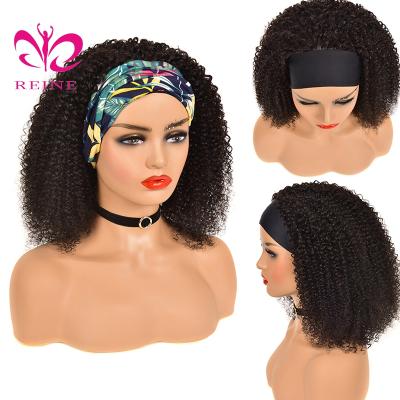 China Best STRAIGHT cuticle aligned natural cheap remy virgin human hair wigs, 100% wholesale brazilian hair for black women headband wig for sale