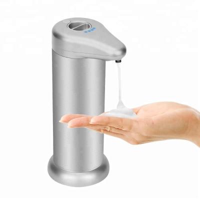 China Double Soap Dispenser Foaming Automatic Soap Dispenser, 300ml Hand Free Soap Dispenser with Auto Sensor for Bathroom Kitchen Countertop Use for sale