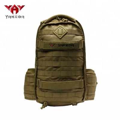 China Yakeda high quality durable tactical backpack molle system trekking backpack waterproof multifunction camping rucksack for sale