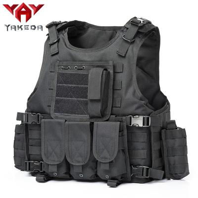 China 600D Polyester YAKEDA Airsoft Molle Military Vest Plate Carrier Army Tactical Vest for sale