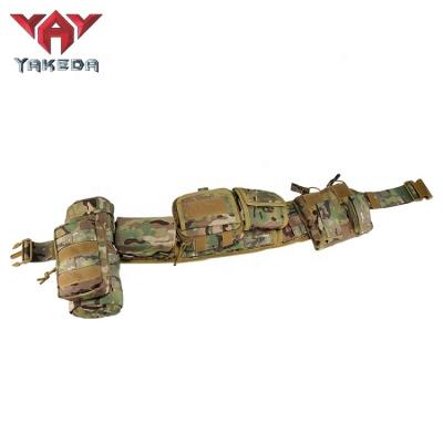 China YAKEDA Nylon Cloth Belt Bag Accessories Bottle Pack Pouch Tactical Molle Pouch Nylon Belt for sale