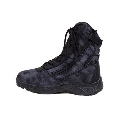 China YAKEDA Comfortable Army Rubber Non-slip Strap Tactical Military Boots With Side Zipper for sale