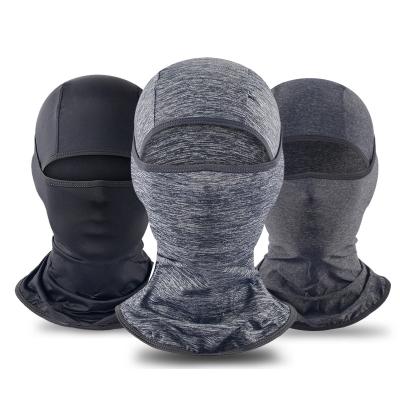 China Outdoor Activities Ice Mask Silk Windproof Headwear Summer Sunscreen Full Face Scarf Head Face Scarf for sale