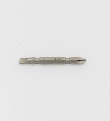 China 6150-Chrome Vanadium Steel/S2 Alloy Precision Steel/V5 Head Double End Bit Steel Screwdriver For PH And Slotted Screws for sale