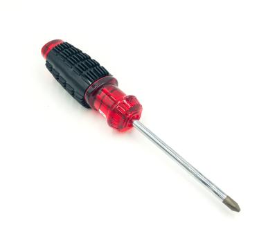 China Plastic Taiwan Made Professional CR-V Blade Transparent Screwdriver With Magnet for sale