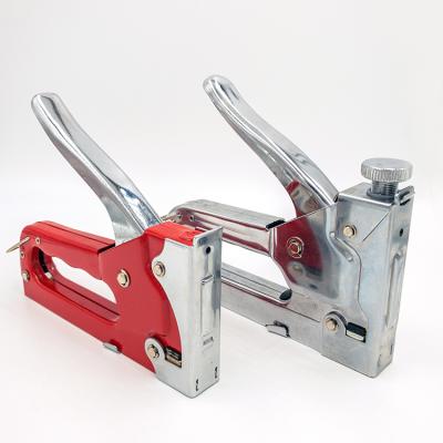 China Stationary Manual Furniture Nail Staple Gun Stapler for Door Wood Upholstery Furniture Nail Framing Gun for sale