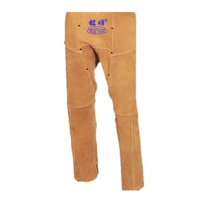 China Durable Clothing Cowhide Welded Chaps Customized Durability European Standard CE Certification for sale