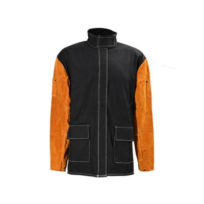 China ARC Leather Clothing Best Selling Size s Flame Retardant Welder Cotton Welding Flame Retardant Jackets for sale