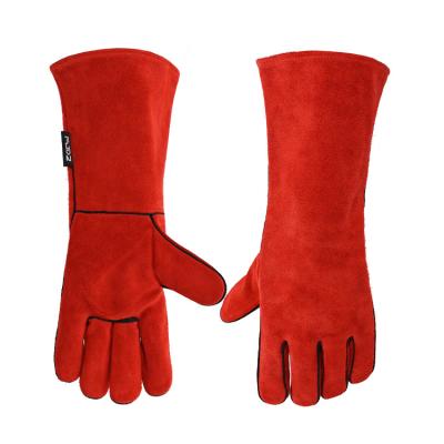 China Hot Selling Welding Thin Leather Welding Gloves For Electric Welding for sale