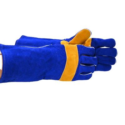 China Safety Protection Protective Welding Work Gloves Glue Safety Welding Gloves for sale