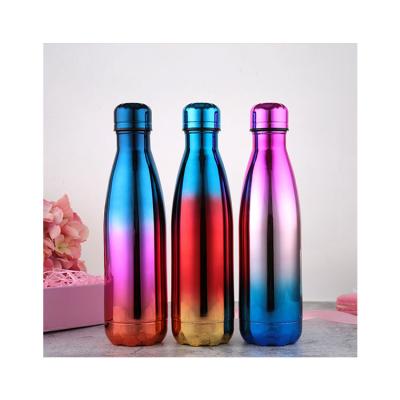 China Various Factory Manufacturing Viable Change Color Coke Gift Stainless Steel Progressive Water Bottle for sale