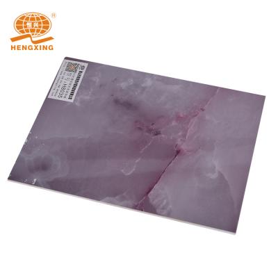 China Anti-Corrosion Durable Interior Home Deco Faux Marble PVC Stone Wall Panel for sale