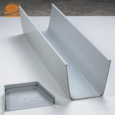 China All kind of roofs and best high quality factory price PVC rain gutters and gutters accessories/plastic building materials for sale