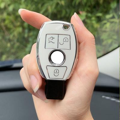 China China-chic New TPU For Mercedes Class Car Key Cover Case Key Chain Shell For Mercedes Benz E For Benz Accessories Car Styling for sale