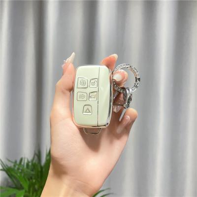 China Protect Hot Selling Fashion Soft TPU Car Key Case Cover Gusset For Range Rover Sport Discovery 3 4 Elander 2 Evoque Accessories for sale