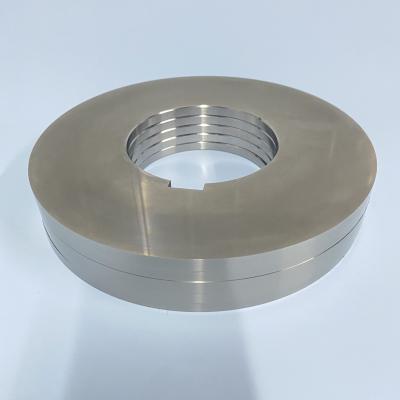 China High Hardness Rotary Slitter Round Blades Of D2 SKD11 With Lapping Polishing Surface for sale