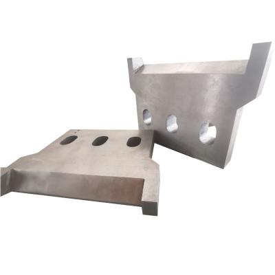 China Hydraulic Machine Hrc52 Flying Shear Blade For Steel Scrap Cutting for sale