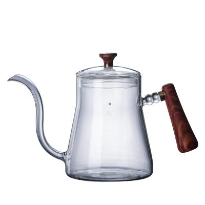 China Thick workable can be coffee maker coffee heating glass kettle for drip coffee tea for sale