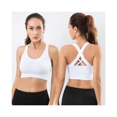 China Fashionable Elastic Women's Wear Top Quality Underwear Fitness Sports Breathable Bras for sale