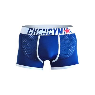 China 2022 New Ice Mesh Breathable Silk Shorts Soft And Breathable Boxer Briefs Comfortable Summer Briefs Plus Size Men's Underwear for sale