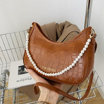 China Fashion Crocodile Pattern Printing Crocodile Pattern Designer Shoulder Bag Sengang High Quality Cross - Body Handbag for sale