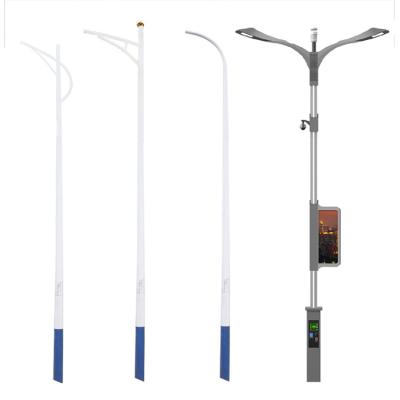 China Outdoor light pole Led solar street light pole Cheap price long life road lamp for sale