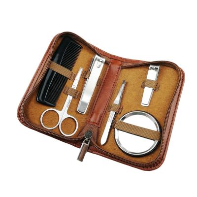 China Nail Pedicure Kit Professional Finger Nail+foot Grooming Nail Care Kit Tools Toenail Clippers with Travel Portable Case Premium Manicure Set for sale