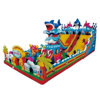 China Wholesale Customized Commercial Grade PVC Inflatable Kids Inflatable Castle Bouncy Castle With Slide for sale