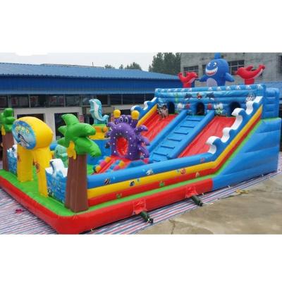 China PVC Customization Kids Bounce House Inflatable Jumping Castle Water Park For Purchasing for sale