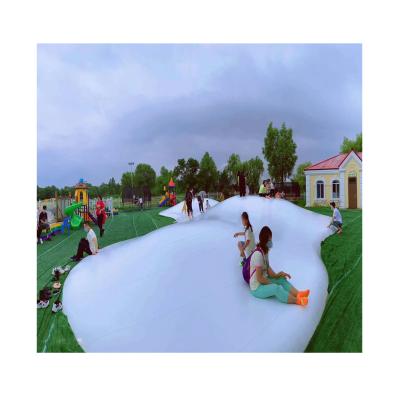 China NEW Design Vinyl Playground Park Outdoor Inflatable White Cloud Shape Jumping Cloud Pillow for sale