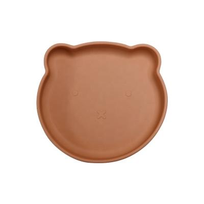 China Fashion Baby Toddler Minimalist Safe Kids Feeding Anti Bacterial Multiple Colors Available Silicone Plates for sale