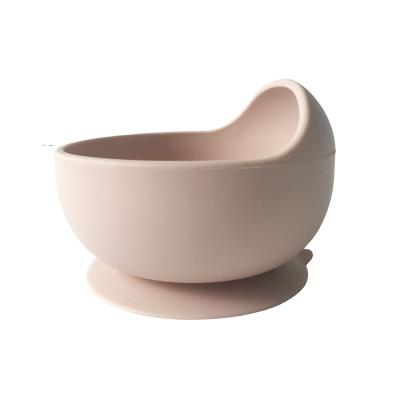 China Patio Kids Convenience Cute Convenience Food Grade Kids Silicone Slow Mixing Bowl for sale