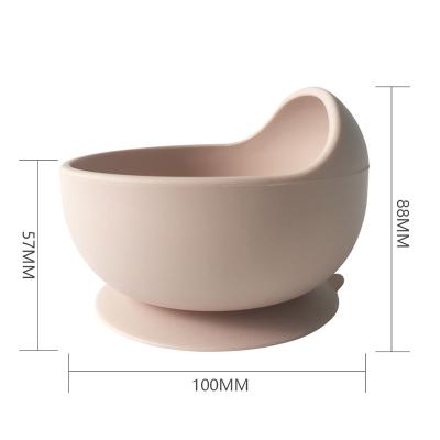 China Patio Food Grade Silicone Bowl Lunch All-Season Support Storage Products Premium Eco-Friendly Kids Baby Patio for sale