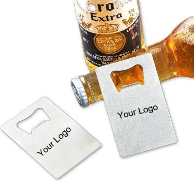 China Viable Custom Logo Credit Business Card Beer Bottle Opener for sale