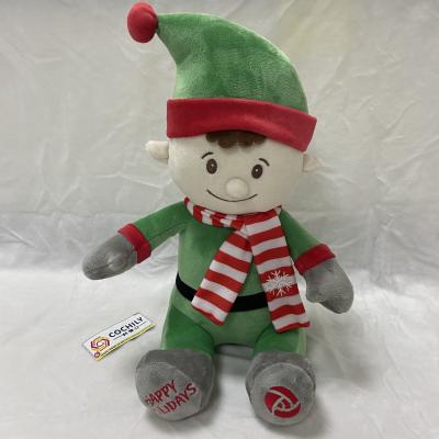 China Plush Christmas Dress Up Toys Creative Children's Plush Doll Christmas Christmas Gifts for sale