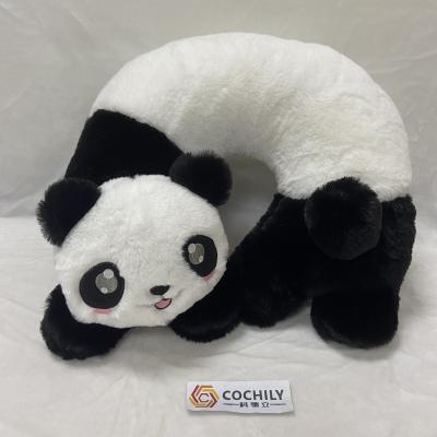 China Cute Plush Panda U Shaped Pillow Series Plush Neck Pillow Office Nap Animal Pillow for sale