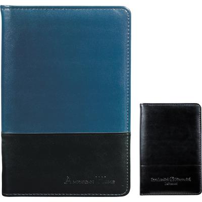 China Pen Loop Custom Logo A5 Size Padfolio Business Folder Zippered Folder Including 5 x 8 Inch Legal Notepad with Low MOQ for sale