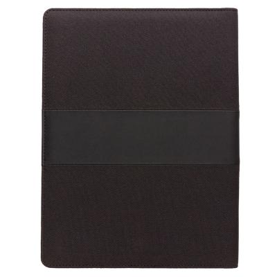 China Leather Pen Loop Folder Interview Resume Legal Document Organizer Custom Logo Portfolio Padfolio with A4 Size with Low MOQ for sale