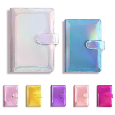 China Custom Logo Budget Pen Loop Binder with Cash Envelopes For Cash Leather A6 PU Money Binder Organizer Budget Binder with Low MOQ for sale