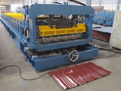 China Lower cost metal tile roll forming machine for sale. for sale