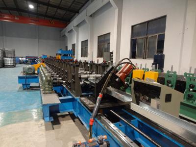 China Channel Cable Tray Roll Forming Machine Non Stop Cutting Type With Auto Stacker for sale